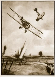 Trench Strafing, illustration fra 
