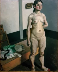 "Poserende model"