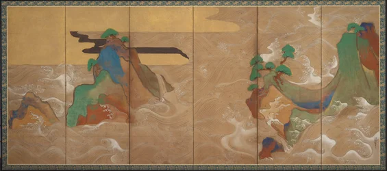Bølger ved Matsushima, 1600-tallet.