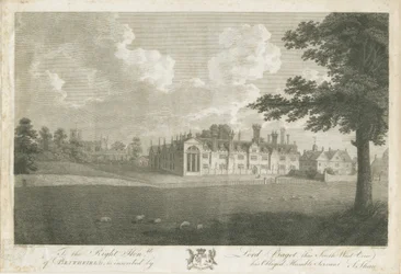 Blithfield Hall: gravering og [1700-tallet]