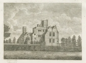 Brewood - Black Ladies Priory: gravering og [?1700-tallet] (tryk)