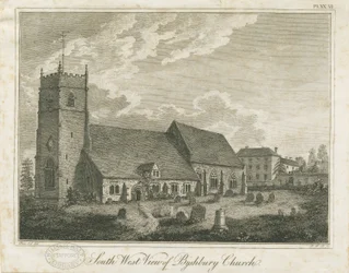 Bushbury Church: gravering og [?1700-tallet]