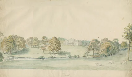 Canwell Hall: tonet blyantstegning, nd [1762-1802]]