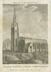 Clifton Campville Church: gravering, nd [1790]