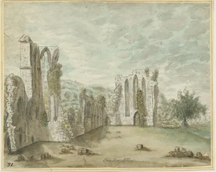 Croxden Abbey: vandfarvemaleri, nd [1762-1802] (maleri)