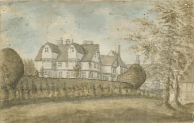 Eccleshall - Biana Hall: water color painting, nd [1795] dani