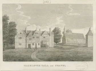 Haselour Kapel: gravering