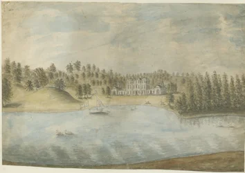 Himley Hall: water color painting, nd [1762-1798] dani