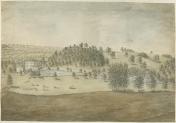 Himley Hall: water color painting, nd [1762-1798] dani