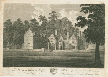 Norton Canes - Little Wyrley Hall: gravering, nd [1762-1802] (tryk)