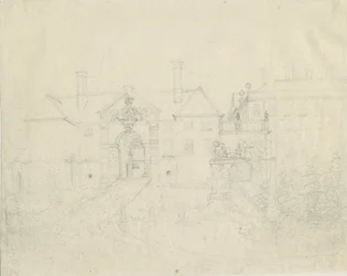 Patshull House: blyantstegning, nd [?1762-1802]