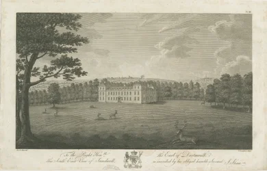 Sandwell Park - Hall: gravering, nd [1762-1798]