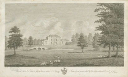 Somerford Hall: gravering og [slutningen af det 18. århundrede] (tryk)