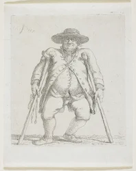 Mand med Krykker; "Orlandini"