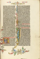 Initial N: Sankt Jakob med et sværd
