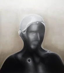 Abstrakt mørk figur