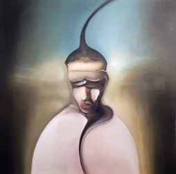 Mørk surrealistisk figur