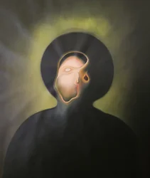 Mørkt surrealistisk portræt