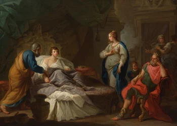 Antiochus længes efter Stratonice, ca. 1740.