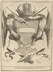 Våben med en dedikation til storhertug Ferdinand II.