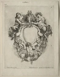 Samling af forskellige caprices og nye designs af kartoucher og ornamenter: nr. 11
