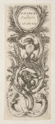 Frontispice: Ornamenter eller grotesker, ca. 1653.