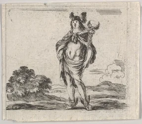 Mercury, fra Game of Mythology Jeu de la Mythologie, 1644.
