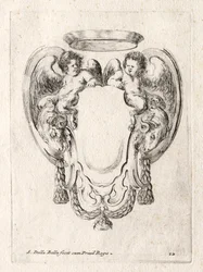 Ny model til en kartouche, 1647.