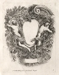 Ny model til en kartouche, 1647.