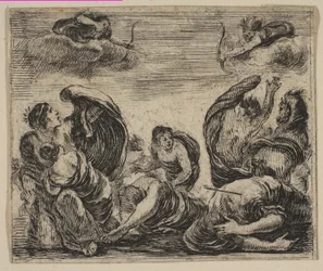 Niobe, fra Game of Mythology Game of Mythology, 1644.