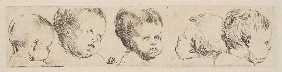 Tavle 10: Five Heads of Children, fra 