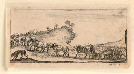 Plade 4, fra "Designs of Some Troop Conduct, Cannons, and Attacks on Towns"