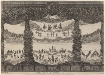 Sjette scene af hele himlen, 1637.
