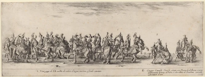 Tyve sider og fem tyrkiske heste, 1633.