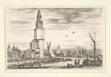 Udsigt over Amsterdam, fra serien Udsigter over havne