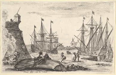 Udsigt over en del af Calais Veue d