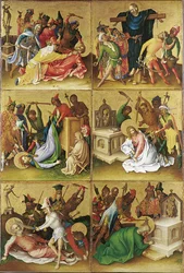 Apostlenes martyrium. Højre panel