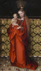 Stefan Lochner / "Jomfruen kronet af engle", ca. 1450