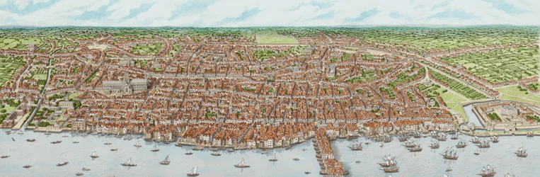 Det jakobinske London (voksen), ca. 1603-1625 (blæk og akvarel)
