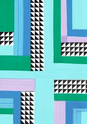 Criss cross I, 2017 (tape på papir)