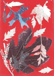 Jol XII, 2017 (monoprint på papir)