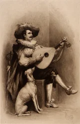 Musiker og hund