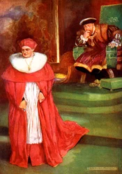 Wolseys interview med kong Henry VIII, 1909.