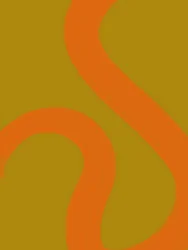Flydende orange linjer