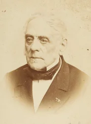 Daniel François Esprit Auber - Portræt af komponisten Daniel-Francois-Esprit Auber (1782-1871), af Fotostudiet Reutlinger, Paris. Albumin foto. Privat samling