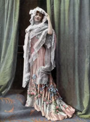 Den franske komiker Marcelle Lender foto af Reutlinger fra den franske avis "Le Theatre" 1. august