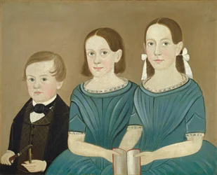 Den yngre generation, ca. 1850 (olie på lærred)