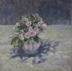 Pinks i stribet kande, 2013,