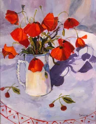 Solbelyste valmuer, 2003,
