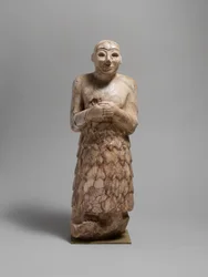 Votivfigur, ca. 2600–2350 f.Kr. (sten)